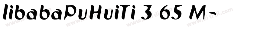 libabaPuHuiTi 3 65 M字体转换